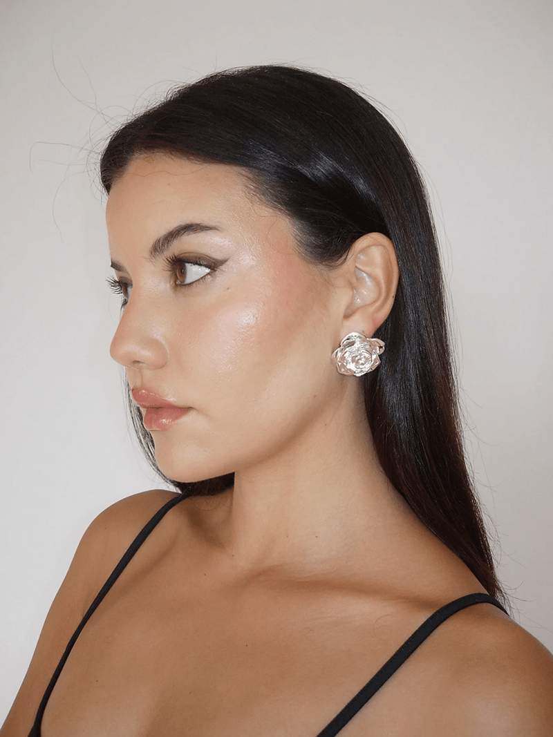 Elegante Rosenohrstecker