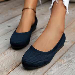 Elegante Strick-Ballerinas für jeden Tag
