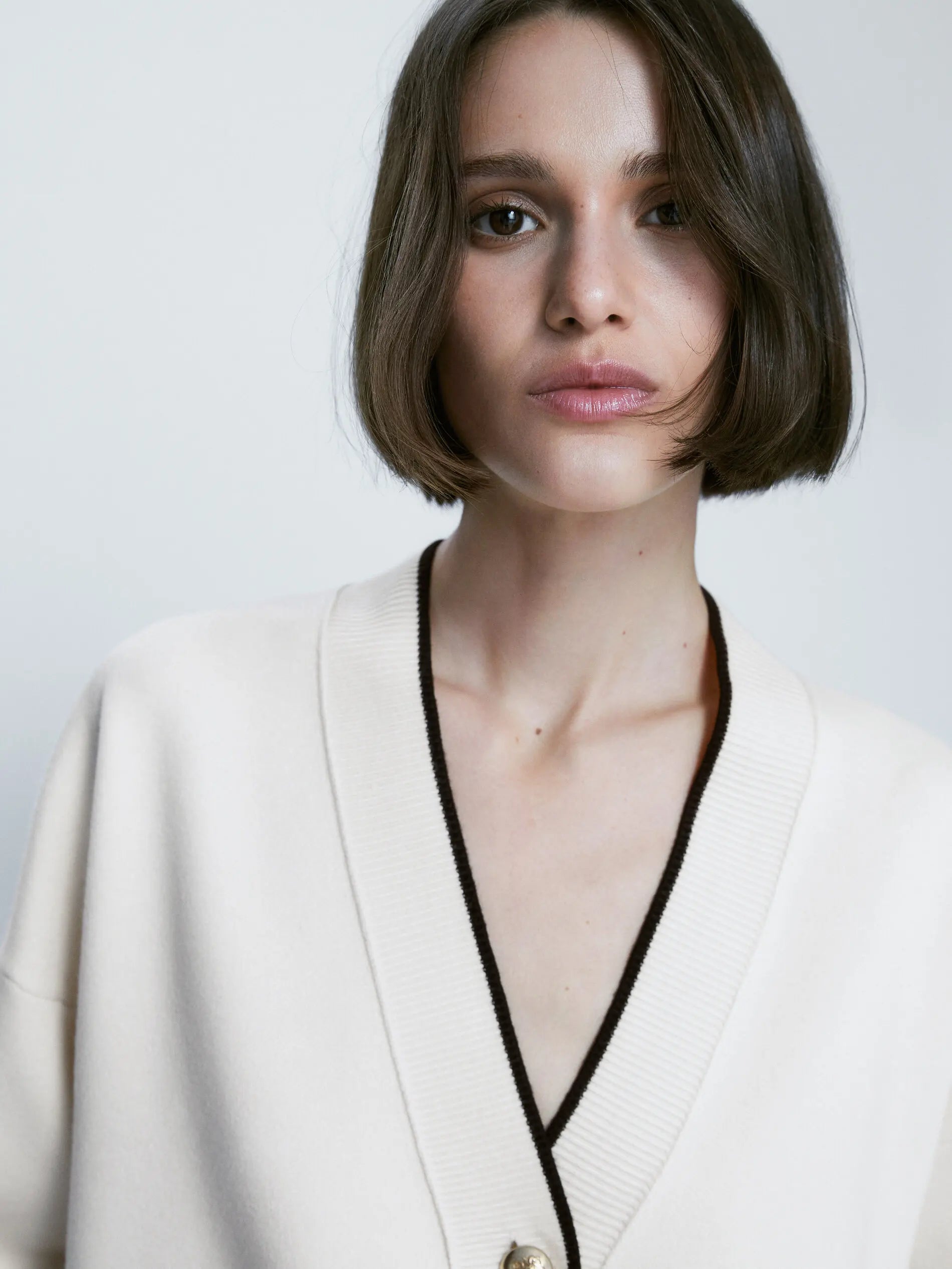 Tony Zeitloser Kontrast-Cardigan