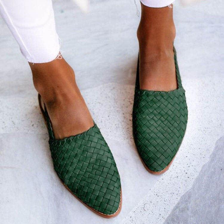 Woven Slingback Schuhe für jeden Anlass