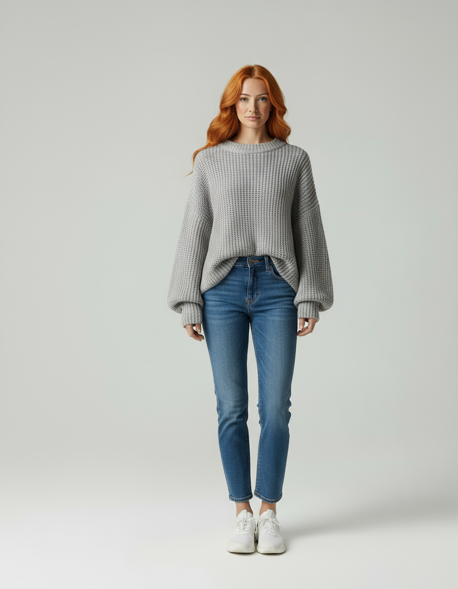 Beatrix Zeitlose Oversize Strickpullover