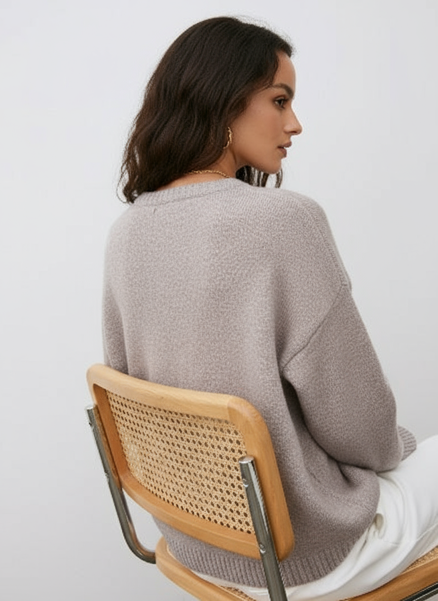 Zeitloser Wollmisch-Pullover Eirene | Elegant