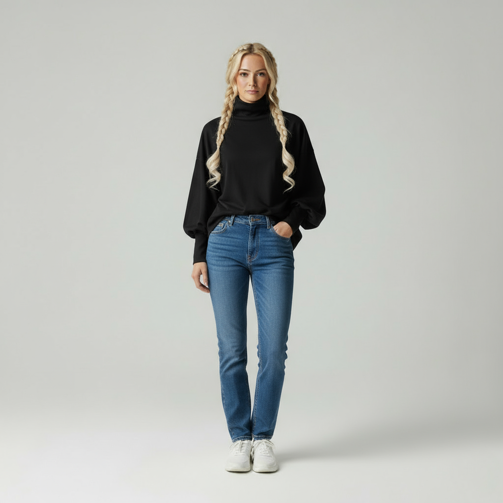 Czarina Zeitloser Damen Rollkragenpullover