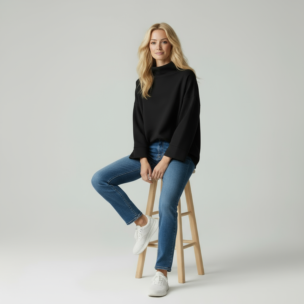 Czarina Zeitloser Damen Rollkragenpullover