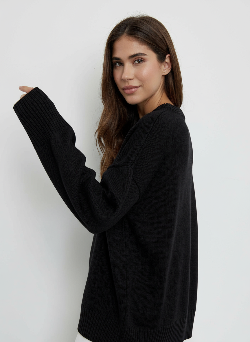 Hanelle Minimalistisches Strickpullover