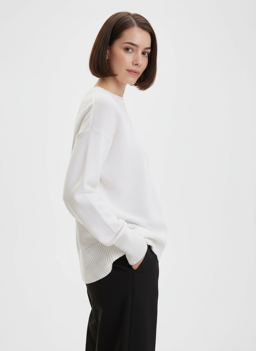 Hanelle Minimalistisches Strickpullover