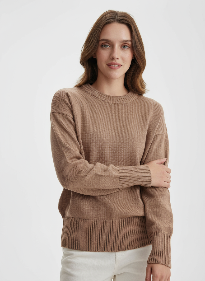 Hanelle Minimalistisches Strickpullover