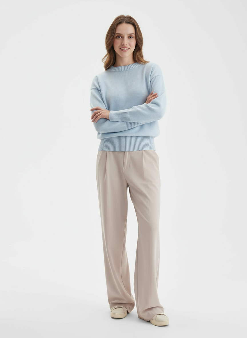 Hanelle Minimalistisches Strickpullover