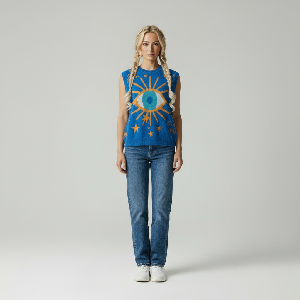 Vane Zeitloser Intarsien-Weste