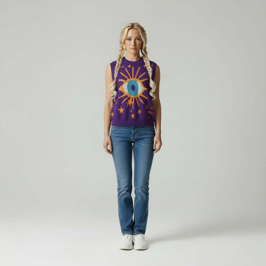 Vane Zeitloser Intarsien-Weste