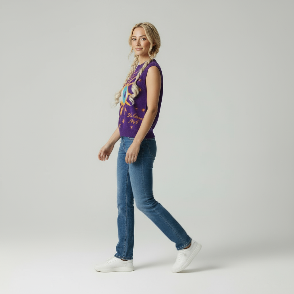 Vane Zeitloser Intarsien-Weste