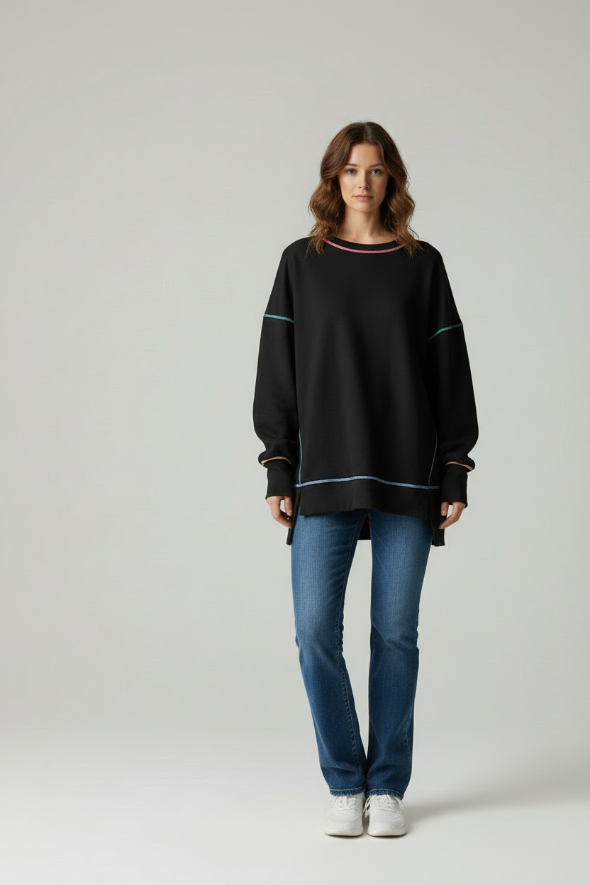 Dahlia Oversize Bequemes Sweatshirt