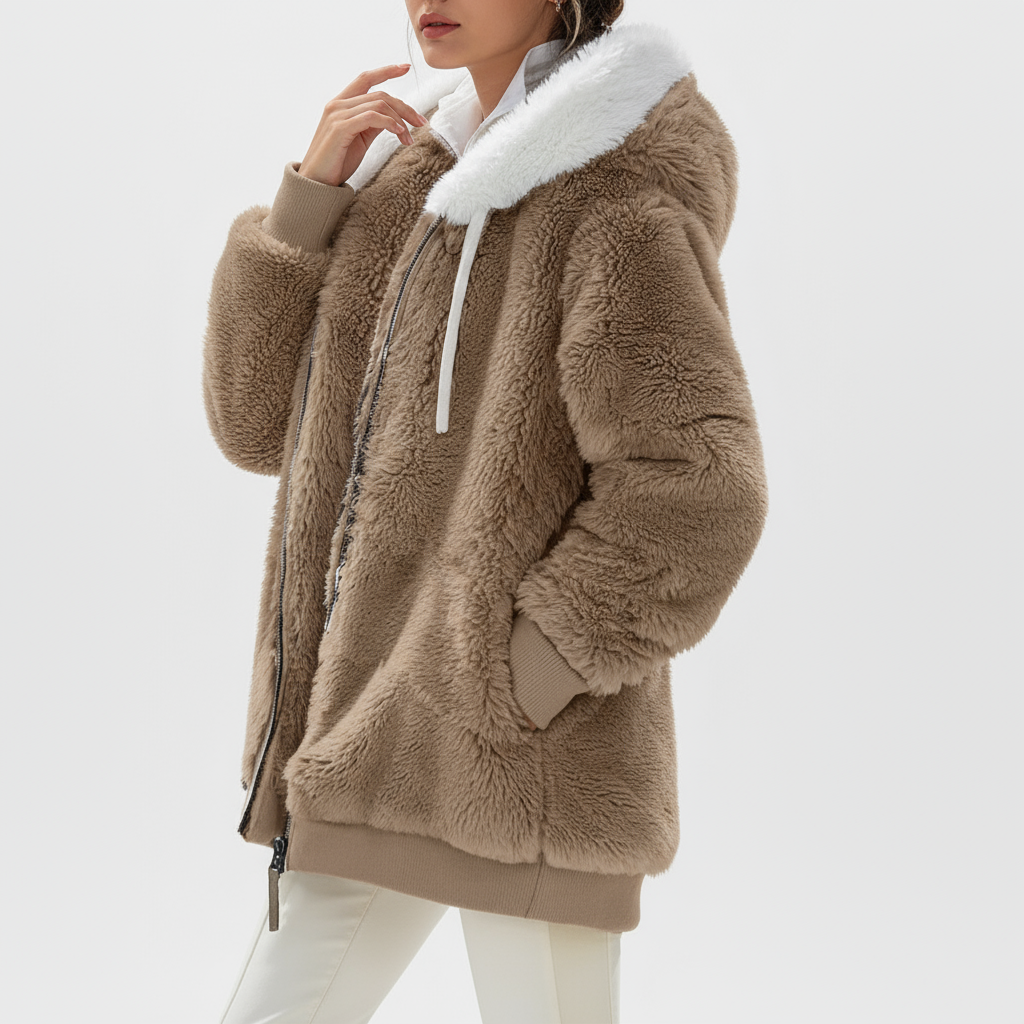 Elena Zeitlose Hochwertige Fleecejacke