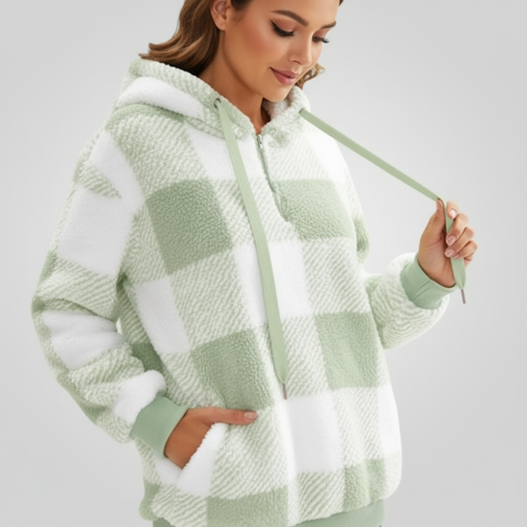 Dana Zeitlose Fleece Kapuzenpullover