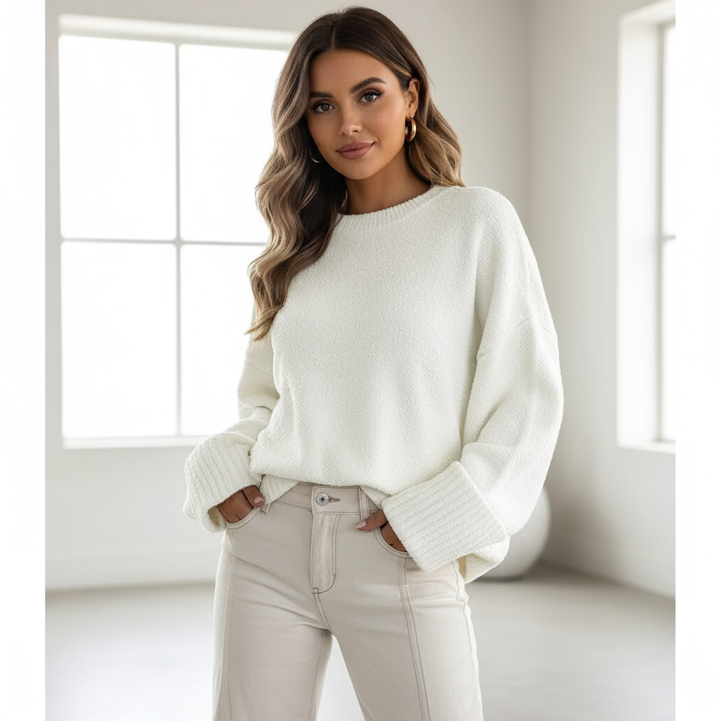 Yasmin Zeitloser Oversize Strickpullover