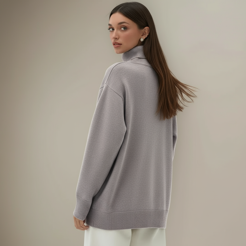 Lindsay Zeitloser Oversized Rollkragenpullover