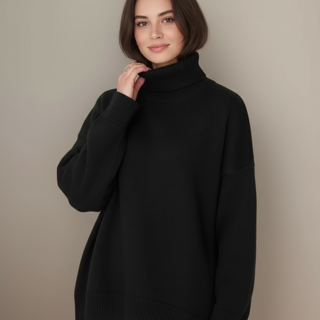Lindsay Zeitloser Oversized Rollkragenpullover