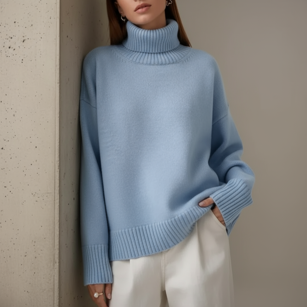 Lindsay Zeitloser Oversized Rollkragenpullover