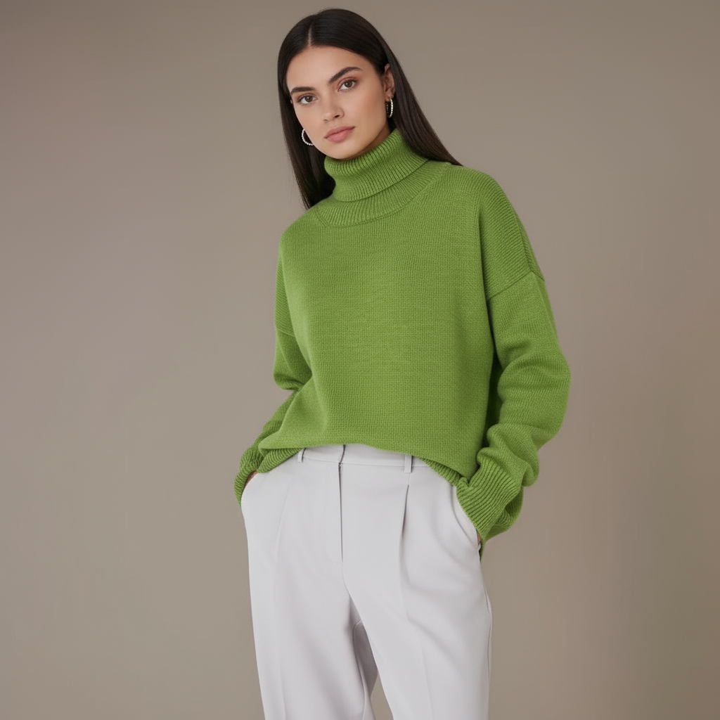 Lindsay Zeitloser Oversized Rollkragenpullover