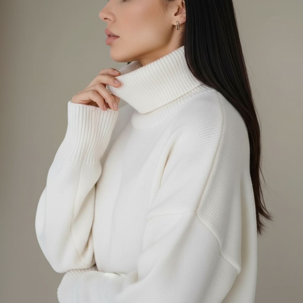 Lindsay Zeitloser Oversized Rollkragenpullover