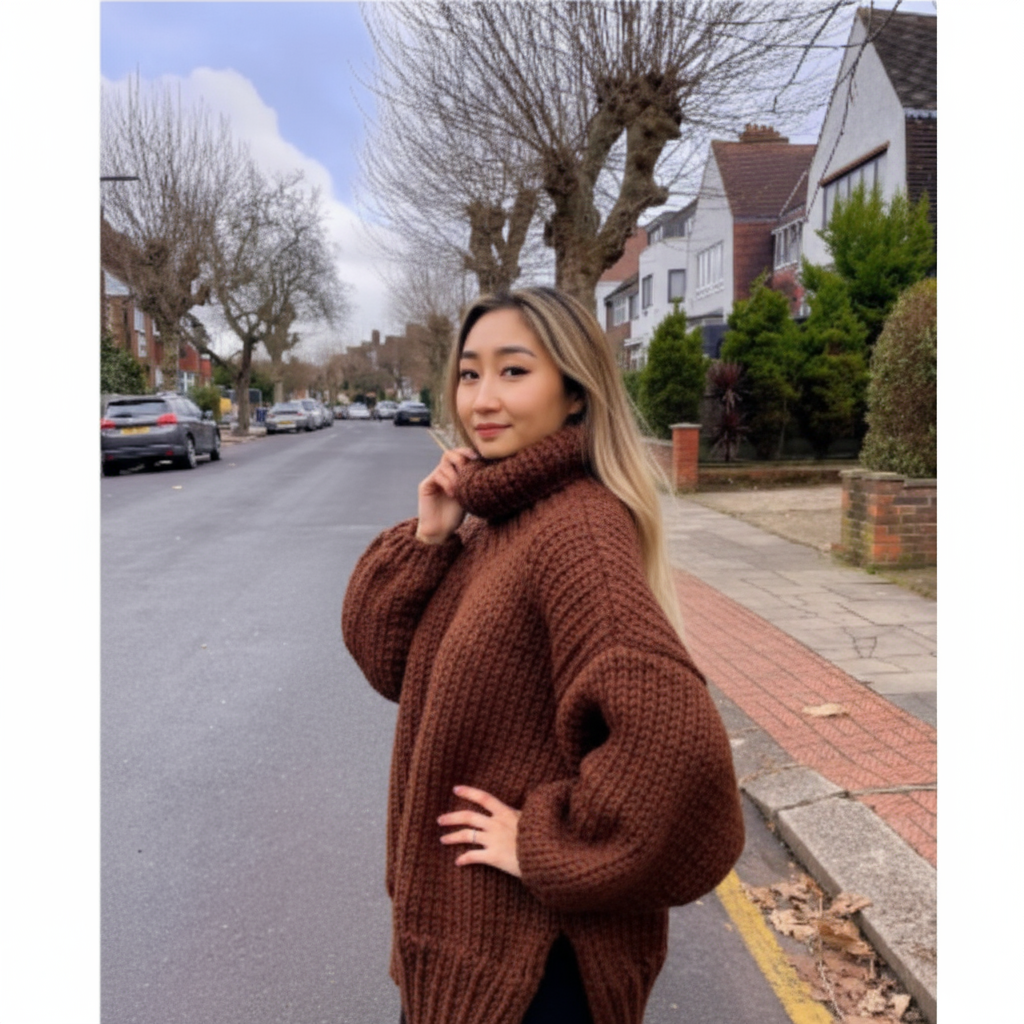 Olivia Zeitlose Oversize Strickpullover