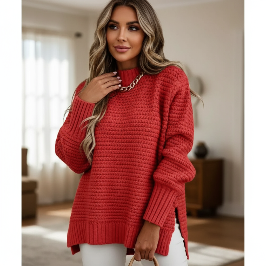 Cheska Zeitloser Grobstrickpullover