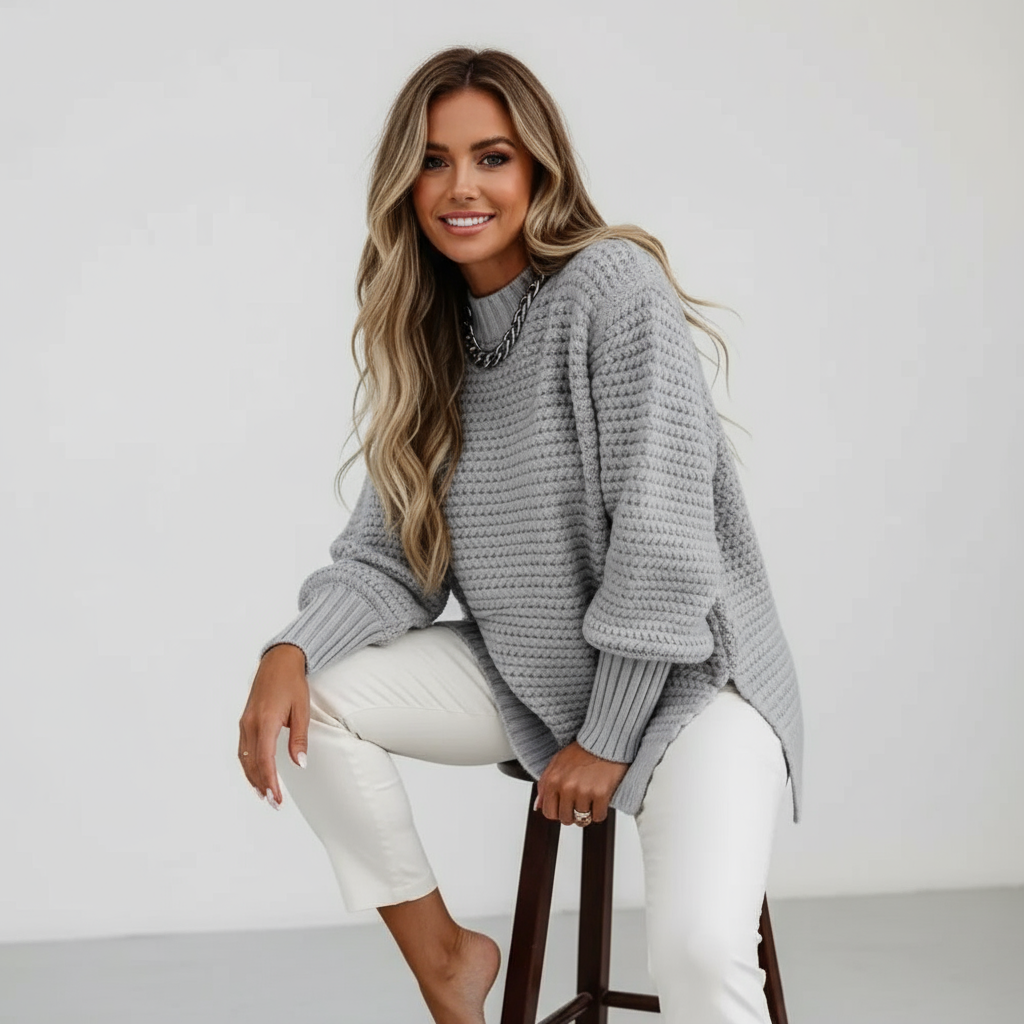 Cheska Zeitloser Grobstrickpullover