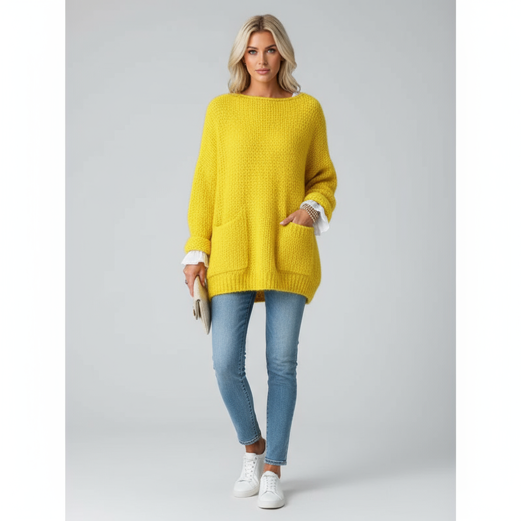 Lovisa Zeitloser Herbstpullover aus Hochwertigem Strick