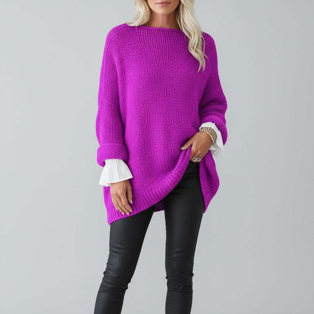Lovisa Zeitloser Herbstpullover aus Hochwertigem Strick
