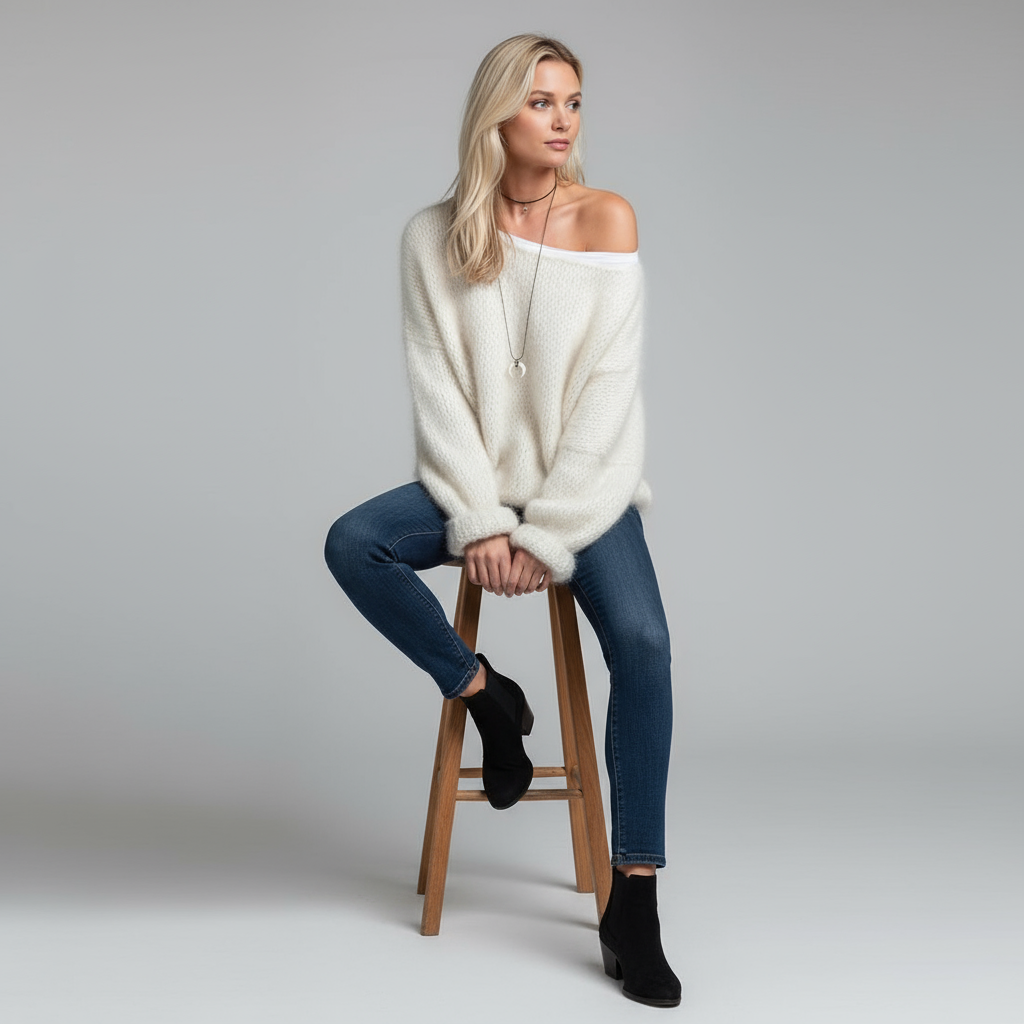 Lovisa Zeitloser Herbstpullover aus Hochwertigem Strick