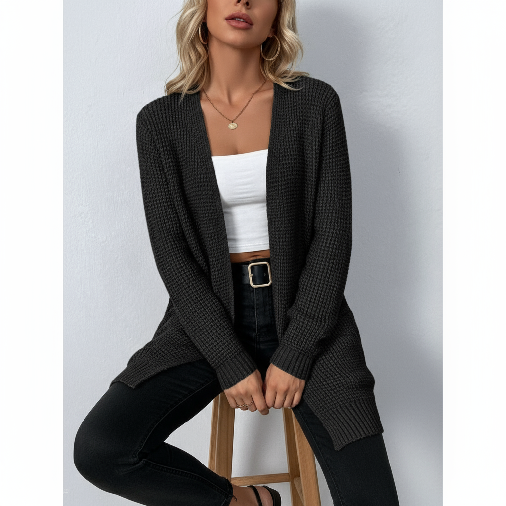 Amelina Zeitloser Strick-Cardigan für Damen