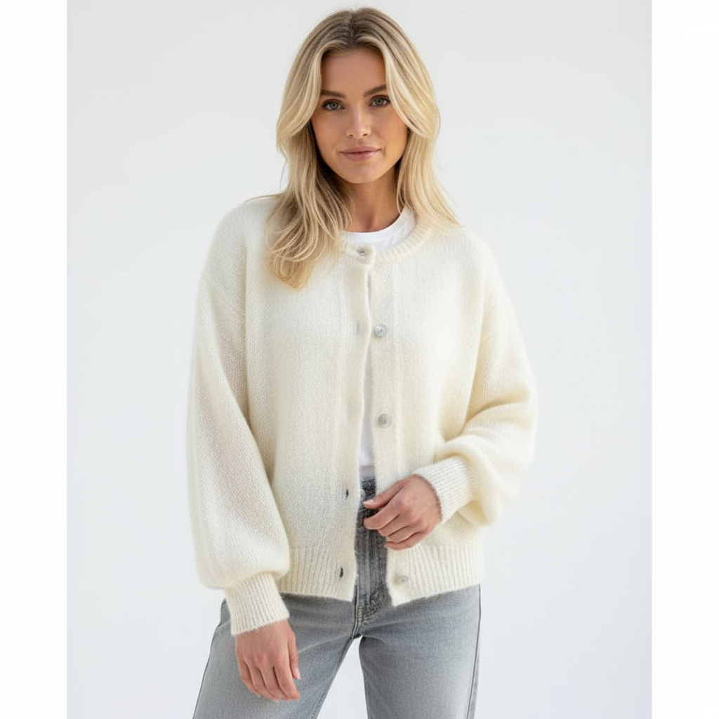 Livia Zeitlose Strickjacke Livia aus Hochwertigem Garn