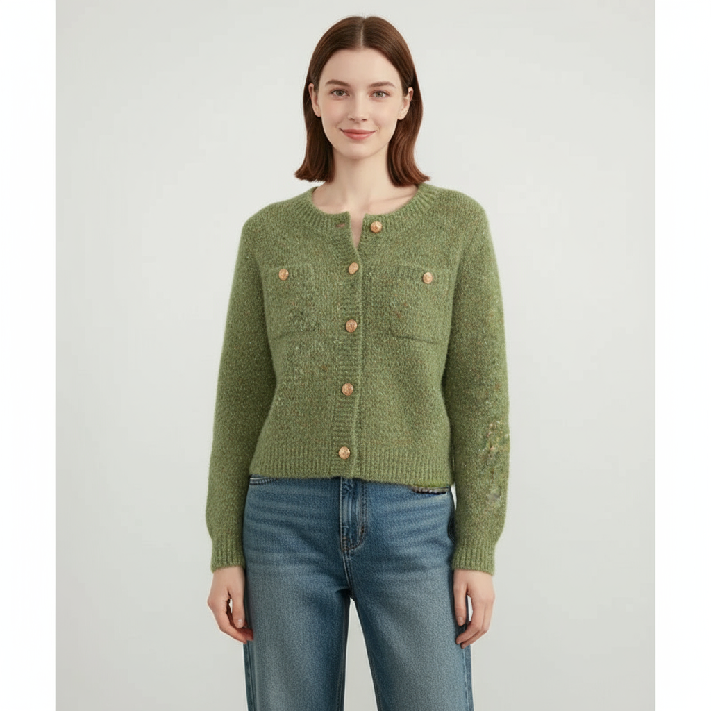 Charlene Zeitlose Strickjacke mit Eleganz