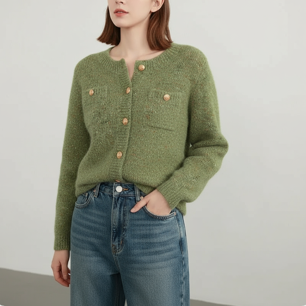 Charlene Zeitlose Strickjacke mit Eleganz