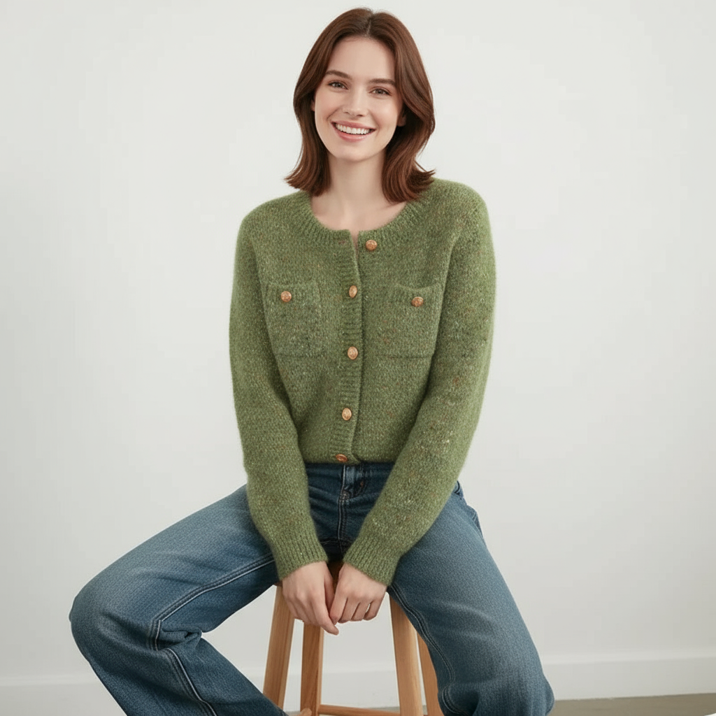 Charlene Zeitlose Strickjacke mit Eleganz