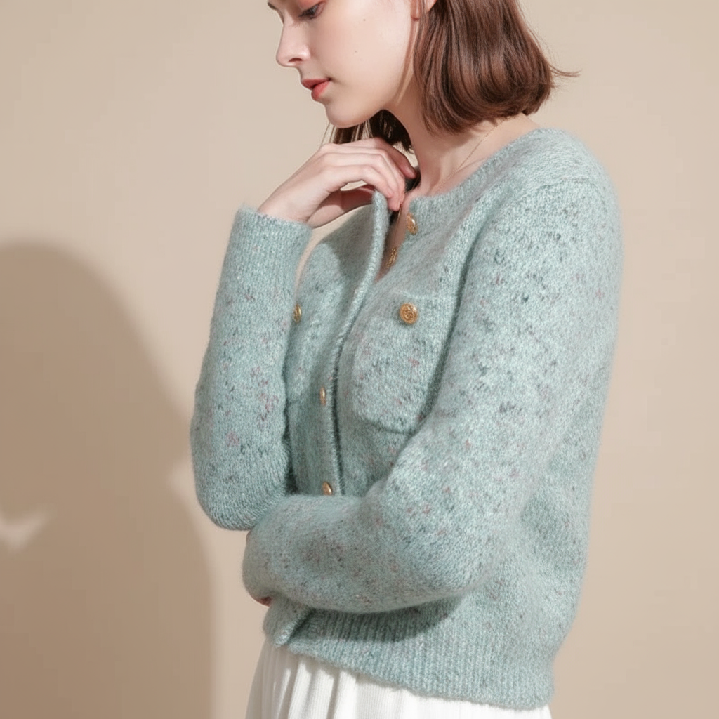 Charlene Zeitlose Strickjacke mit Eleganz