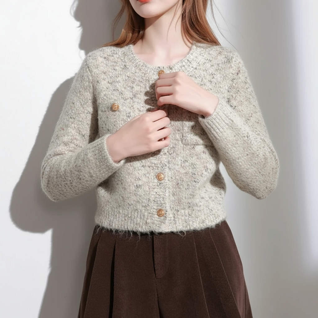 Charlene Zeitlose Strickjacke mit Eleganz