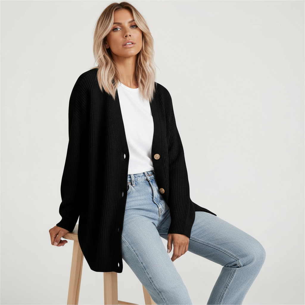 Erika Zeitloser Gestreifter Cardigan