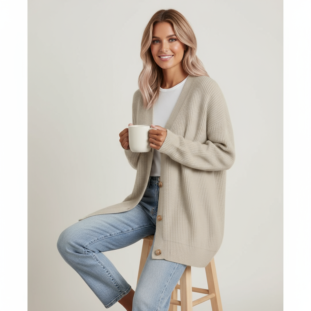 Erika Zeitloser Gestreifter Cardigan