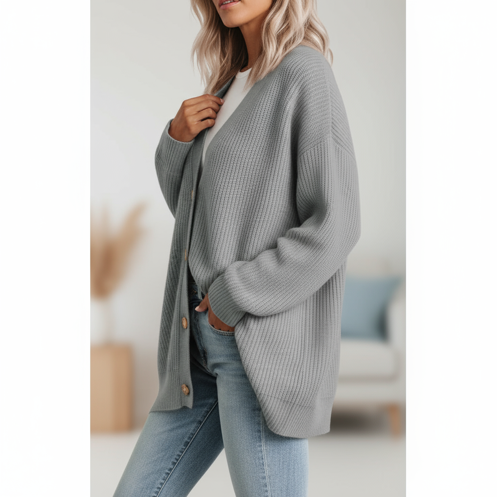Erika Zeitloser Gestreifter Cardigan