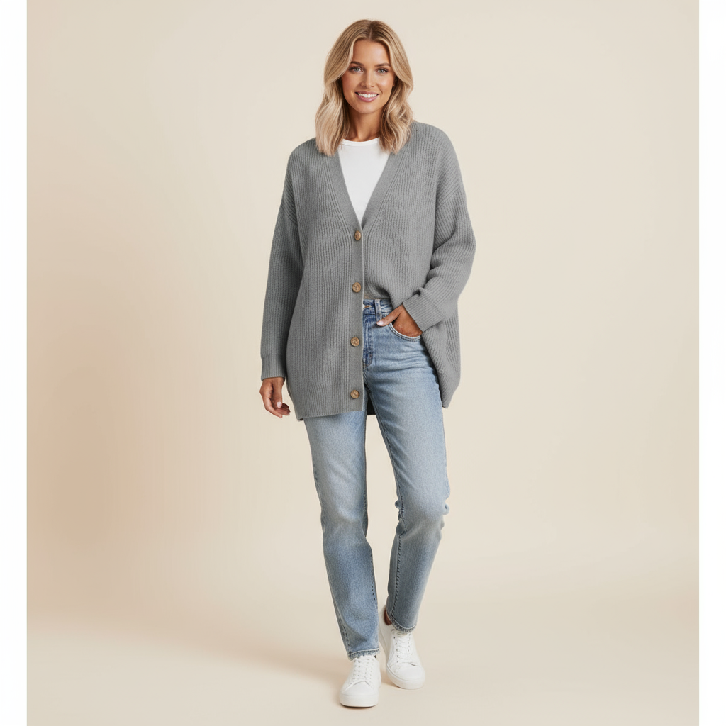 Erika Zeitloser Gestreifter Cardigan