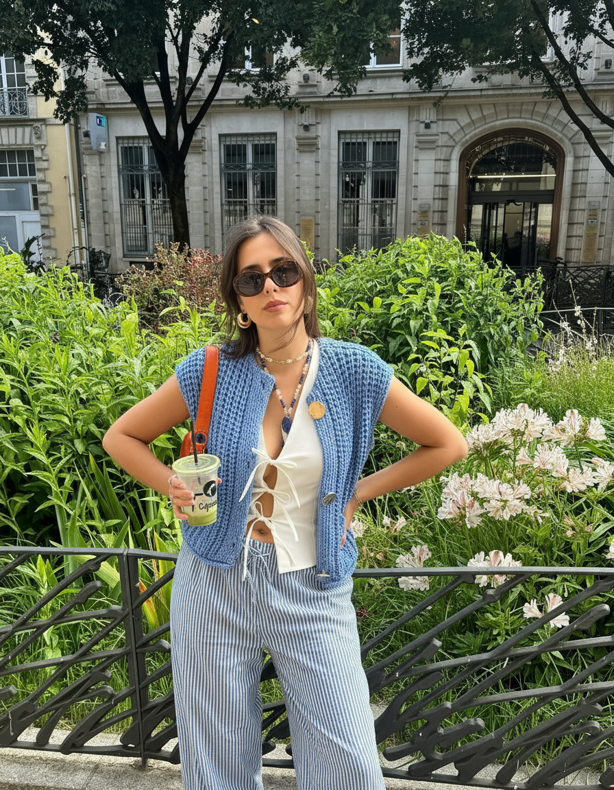 Emily Zeitloser Strick-Weste für Damen