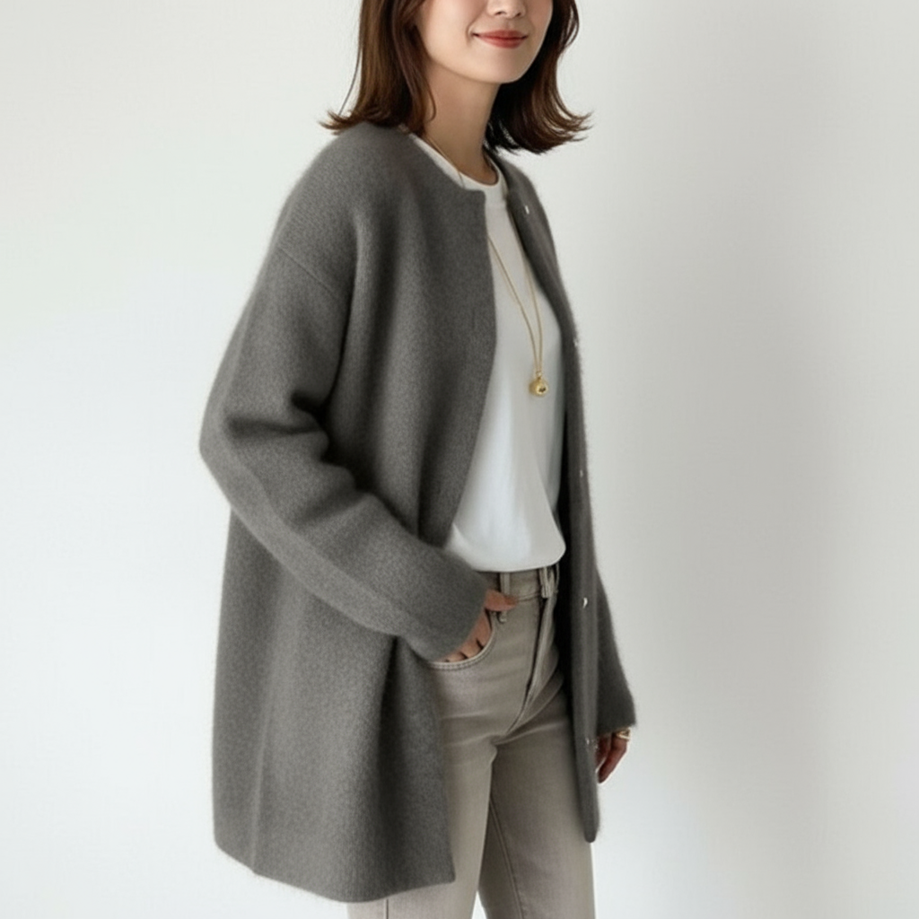 Gracia Zeitloser Kaschmir-Mix Cardigan
