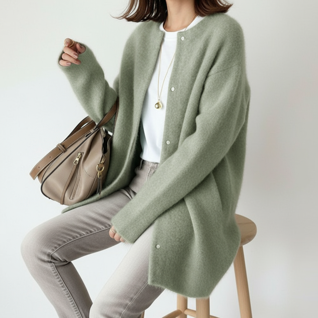 Gracia Zeitloser Kaschmir-Mix Cardigan