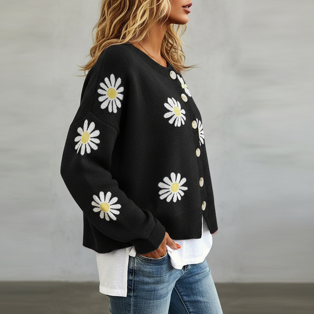 Clara Zeitloser Daisy Strick Cardigan