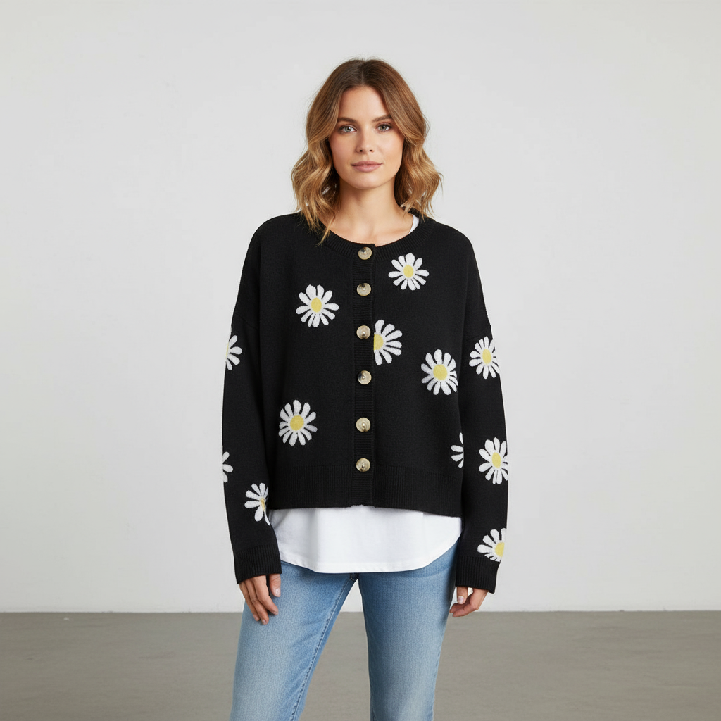 Clara Zeitloser Daisy Strick Cardigan