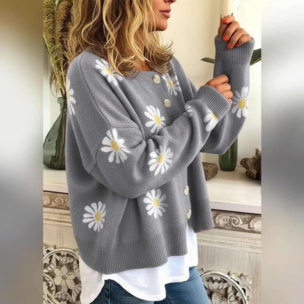 Clara Zeitloser Daisy Strick Cardigan