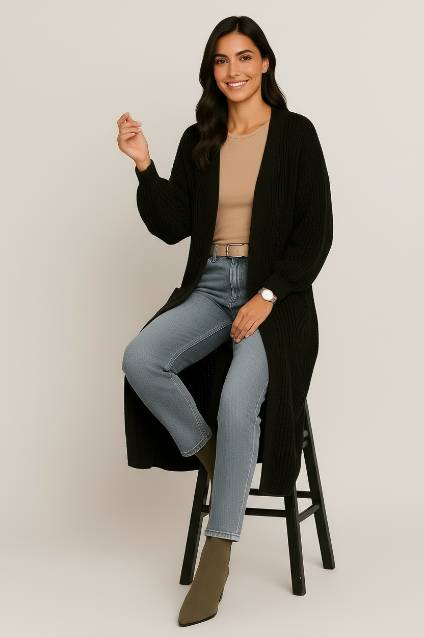 Narelle Zeitlose Elegante Strickjacke