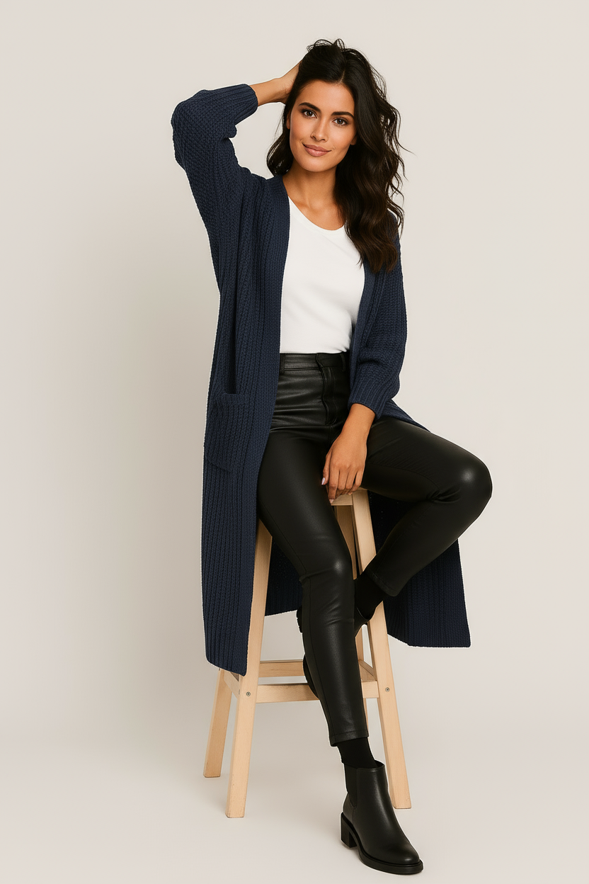 Narelle Zeitlose Elegante Strickjacke