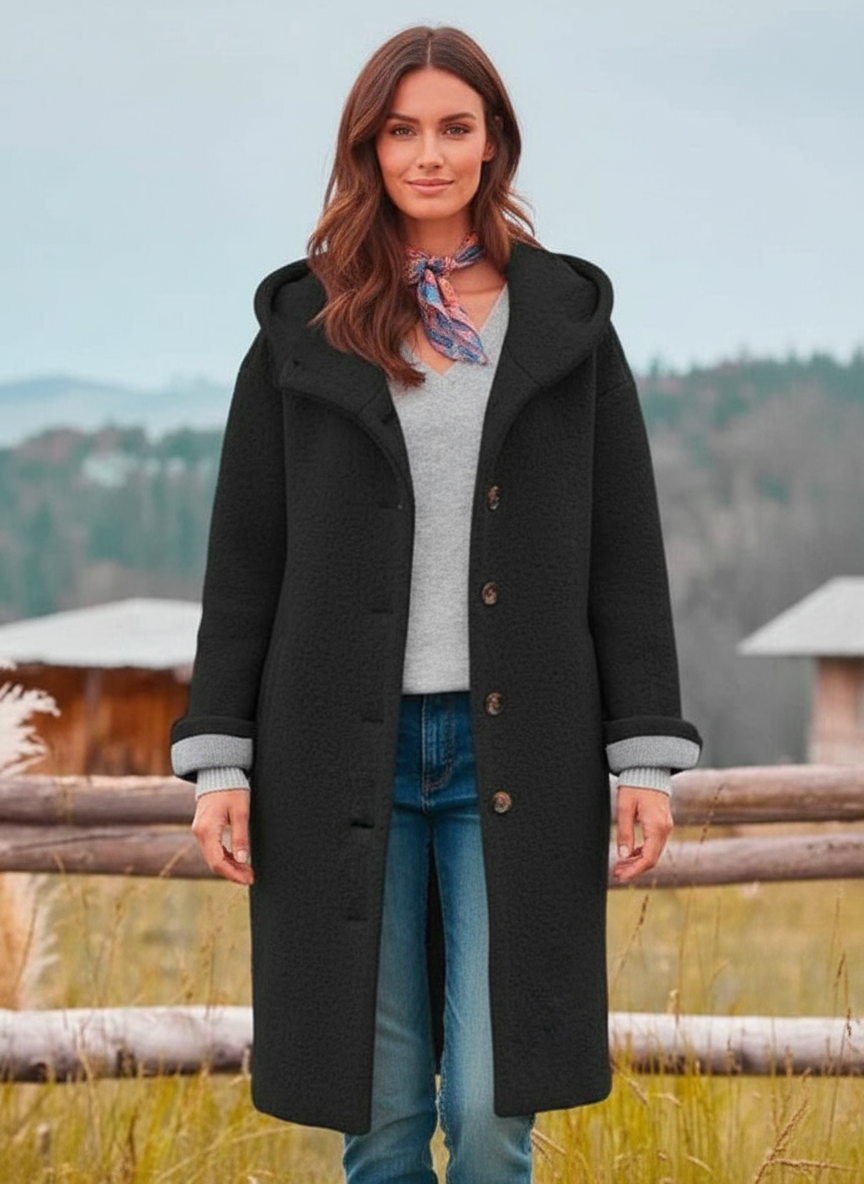 Isabella Zeitlose Kapuzen-Maxi in Hochwertiger Qualität